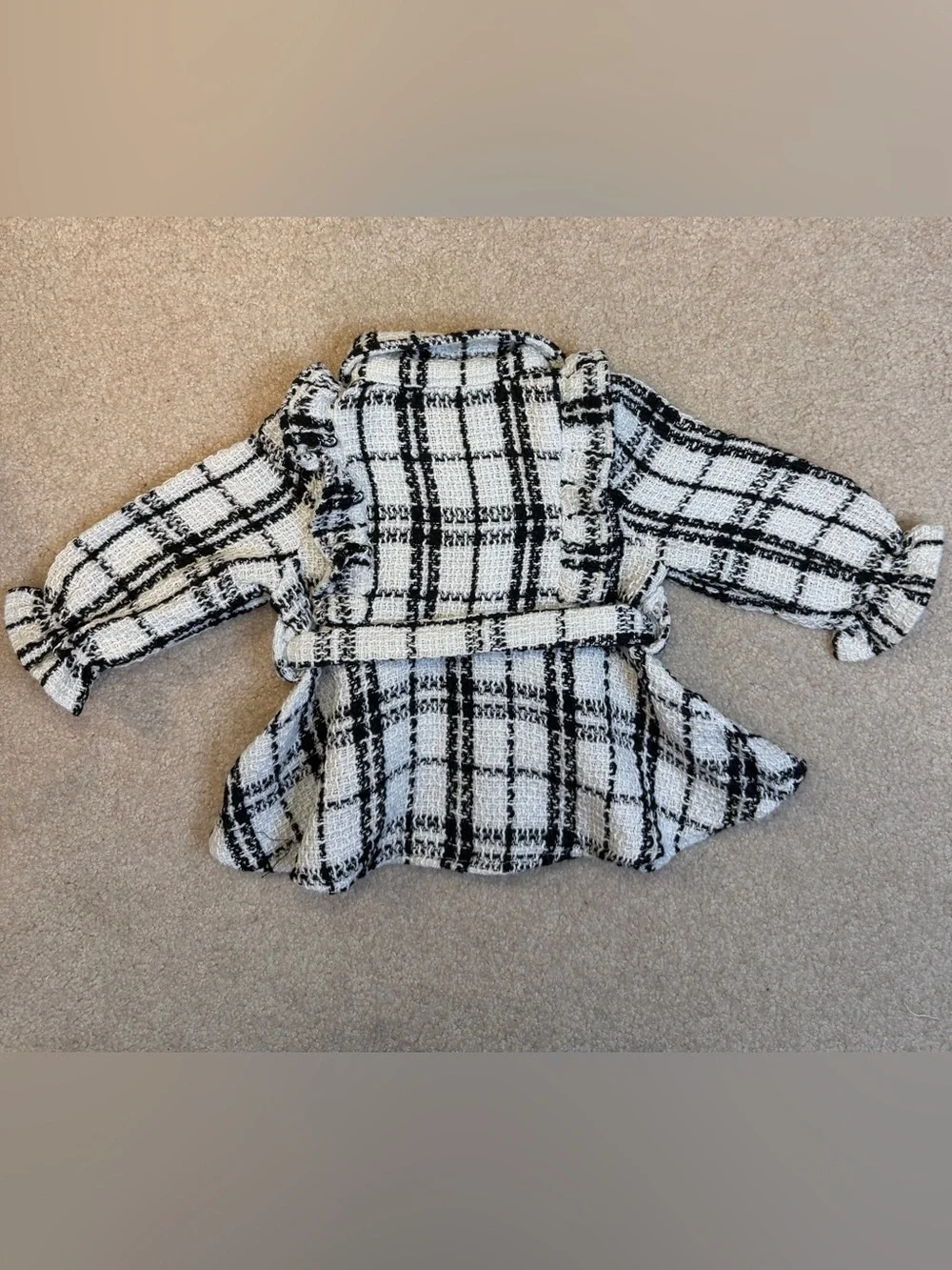 Baby Girls tweed trench coat 6-9M